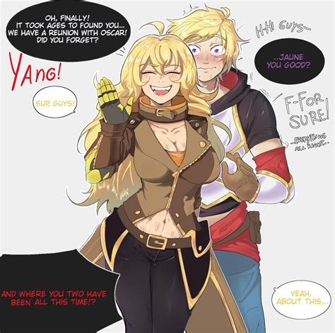 Aug 21, 2023 · rwby hentai. by Lisa · Published August 21, 2023 · Updated August 22, 2023. Support entaigames4u by purchasing the full length video of RWBY – Yang 3D Hentai. yang xiao long (rwby) drawn by wangxiii – Hentai Nude Sex Anime Manga. Which of the (RWBY) girls would you use – hentai porno, xxx comics, rule34 nude art. 